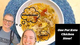 Keto One Pot Chicken Stew--No Cans!