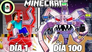 ¡Sobreviví 100 DÍAS en DOORS LAS MINAS en Minecraft HARDCORE!