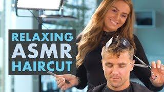 ASMR Super Relaxing Haircut - Professional Scissor Cut