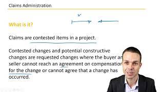 Claims Administration - Key Concepts in Project Management