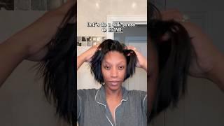 Silk Press Season #silkpress #silkpressonnaturalhair #naturalhair #blackgirlhairstyles #hairtutorial