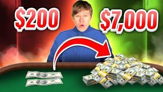 Turning $200 into $7000 Playing Online Poker