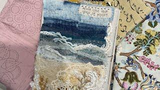 Part 18 Vol 6 Field Notes - Tribute to Edith Holden & By the Sea journal’s  #roxysjournalofstitchery