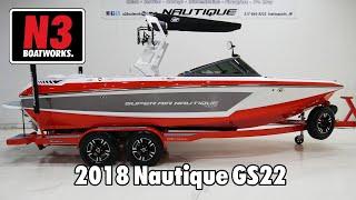 2018 Nautique GS22 - Solar Red - Walk Through || N3 Boatworks