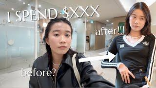 I SPENT $XXX TO glow up IN SEOUL KOREA | facial treatments, pico laser,face lifting procedure [VLOG]