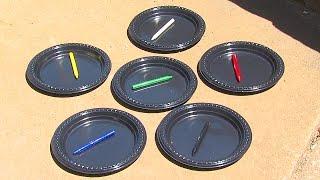 Sun, heat melt crayons during hot summer temperatures in Tulsa