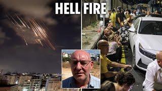 I was forced to run for my life as terrifying wave of Iranian rockets filled the sky over Israel