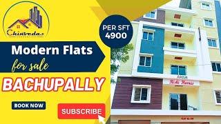 Modern Flats for sale in bachupally per sft 4900 only near to highway #flats #house #hyderabad