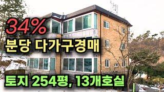 토지 254평 다가구 경매물건, 최저가 34%로 떨어졌는데 아무 문제 없는 이유