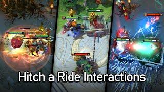 Dota 2 - Interesting Hitch a Ride Interactions