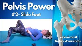 Pelvic Floor Lesson- Toning Pelvis with Rock or Weight - Slide Foot