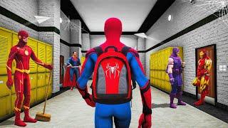 Joining SUPERHERO SCHOOL In GTA 5!