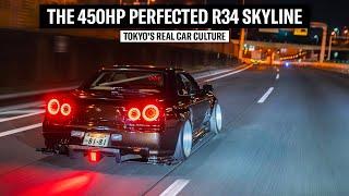 Wangan Racing Nights With Takashi's R34 Skyline