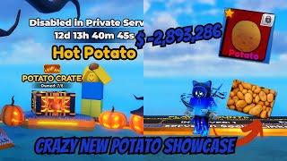 I SPENT $2,893,286 FOR THE POTATO IN ROBLOX BLADE BALL! POTATO SHOWCASE!