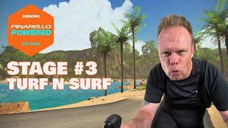 Zwift - ZRacing - Pinarello Powered  - Stage 3: Turf n Surf