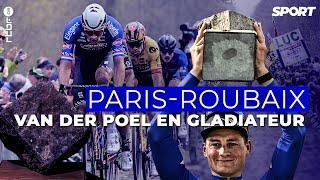 Mathieu van der Poel en gladiateur I Paris-Roubaix 2023 Résumé