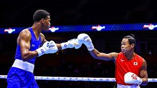 Sewonrets Okazawa (JAP) vs. Omari Jones (USA) AIBA World Boxing Championships 2021 (67kg)