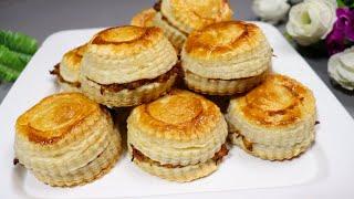 Bakery Style Chicken Patties Recipe With Homemade Puff Pastry Dough By Tasty Food With Maria