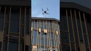 SKY TECH  delivery drone  for cleaning building glass wall #drone #deliverydrone #dronefordelivery