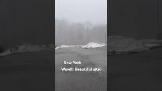 New York# beautiful site# snow cleared