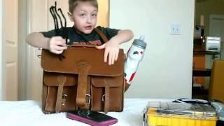 Saddleback Leather Medium Tobacco Front Pocket Briefcase Review by Six Year Old