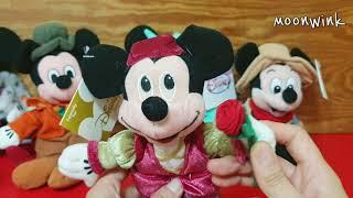 빈티지 디즈니 미키마우스 인형들 같이 구경해요. / vintage Disney Mickey Mouse doll toy / 문윙크 moonwink