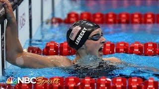 Katie Ledecky reflects on her 800m free gold medal performance at 2012 London Olympics | NBC Sports