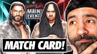 PREDICTING THE WWE SATURDAY NIGHT’S MAIN EVENT MATCH CARD