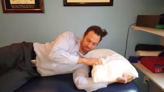 Ryan Johnson reviewing proper sleeping positions