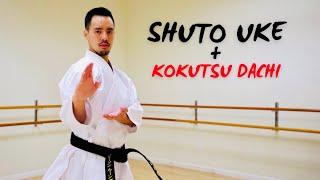 SHUTO UKE + KOKUTSU DACHI  (KARATE TECHNIQUES)