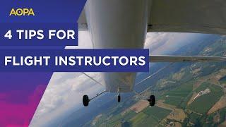 Award winning CFI shares tips for flight instructors