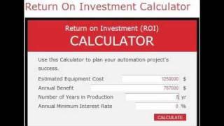 Return on Investment Calculator Tool