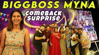 Myna எதிர்பாக்காத Real Surprise | Biggboss Comeback Vlog | Myna Wings