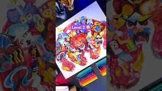 3 Levels of drawing DOODLE ART!
