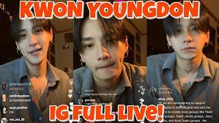 KWON YOUNGDON (권영돈 ) INSTAGRAM FULL LIVE (May 13, 2021)