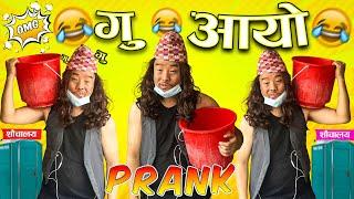 Gu aayo prank | alish rai new prank | new nepali prank | alish rai | alish rai gu aayo prank |