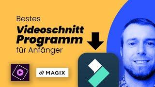 Bestes Videoschnittprogramm für Anfänger  Filmora, Magix, Premiere Elements, etc. im Vergleich