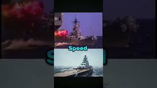 USS Missouri vs KMS Bismarck  #ship #warships #missouri #bismarck