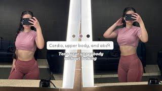 Cardio, upper body circuit & core workout |Tone your upper body without bulking