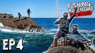 NEW RECORD! World's first Bluefin Tuna Caught off the rocks in New Zealand!? - SIDE MISSION EP4