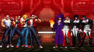 [KOF Mugen] Terry Bogard Team vs Iori Yagami Team