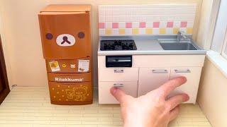 Miniature kitchen set installation ASMR Re-ment collection