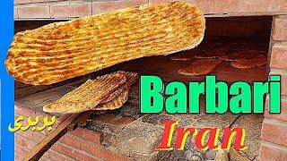 Baking Barbari Bread in Traditional Iranian Tanor | Persian Bread نون بربری تنوری