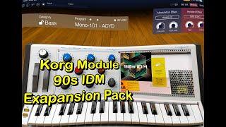 KORG Module - NEW Expansion Pack - 90s IDM (Intelligent Dance Music) ALL Presets Played