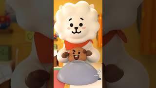 aww this is so cute  #shooky #rj #bts #bt21 #suga #jin 