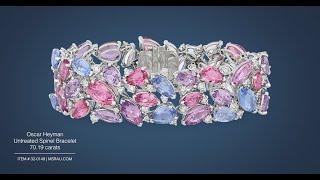 Oscar Heyman Untreated Spinel Bracelet (70.19 carats) | M.S. Rau