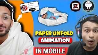 Create a Paper Unfold Animation on Android Mobile | Paper Animation like @aliabdaal| Logical Tech