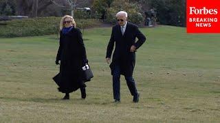 BREAKING NEWS: President Biden And First Lady Dr. Jill Biden Return To The White House