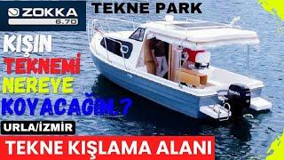 TEKNE Kışlama Alanı, Tekne Park. Kışın Teknemi Nereye Koyucam. ZOKKA 6.70 Tekne. Kapalı Park Alanı.