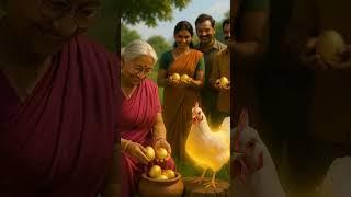  Grandma Got a Magical Hen That Laid Golden Eggs… #shorts #viralshorts #hen #ai #story